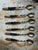 1970s Gothic Brass Thai Set of Turned Spoons - Set of 6 For Sale - Image 4 of 9