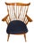 1960s Nichols and Stone Windsor Maple Rocking Chair For Sale