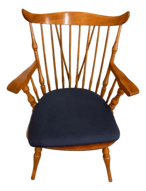 1960s Nichols and Stone Windsor Maple Rocking Chair