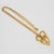 Christian Lacroix Gilt Metal Lace Pendant Chain Necklace For Sale - Image 11 of 11