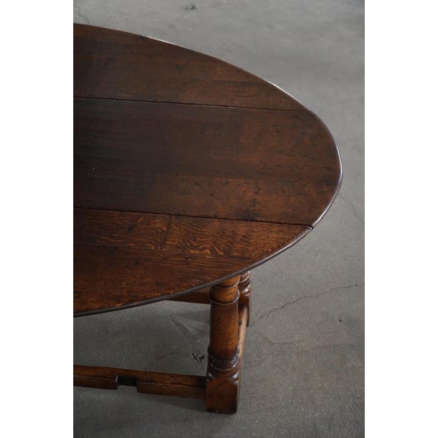 Large Mid-Century French Modern Gateleg Dining or Console Table, 1940s For Sale - Image 12 of 18