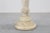Stone Italian Turned Alabaster Pedestal Column with Carved Leaf Capital, 1900s For Sale - Image 7 of 11