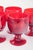 Ruby-Red Wine Glasses by Monica Bratt for Reijmyre Glasbruk, 1950s, Set of 5 For Sale - Image 3 of 5