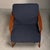 Scandinavian Modern Lounge Chairs in Teak and Dark Blue Bouclé Fabric, 1960s, Set of 2 For Sale - Image 6 of 18