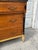 Vintage Neoclassical Empire Revival Brass Mounted Chest of Drawers With Ebonized Columns For Sale - Image 11 of 12