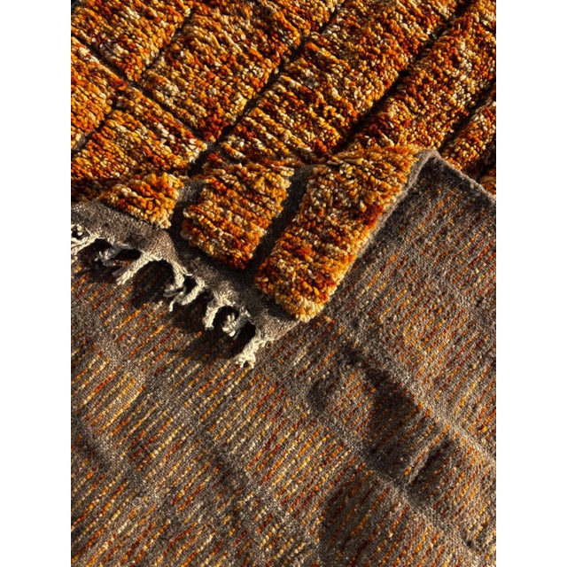 Modern Moroccan Wool Rug For Sale - Image 10 of 11