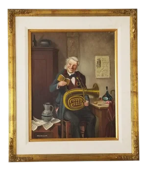 Freiberger Figurative French Still Life Oil on Canvas Painting