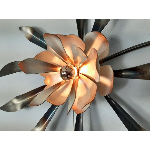 Vintage Flover Wall Light, 1970s For Sale - Image 5 of 14