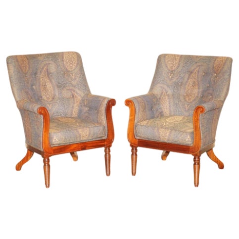 Set of William IV Library Armchairs from George Smith For Sale