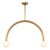 Regina Andrew Happy Steel Pendant, Large, Natural Brass For Sale In Detroit - Image 6 of 6