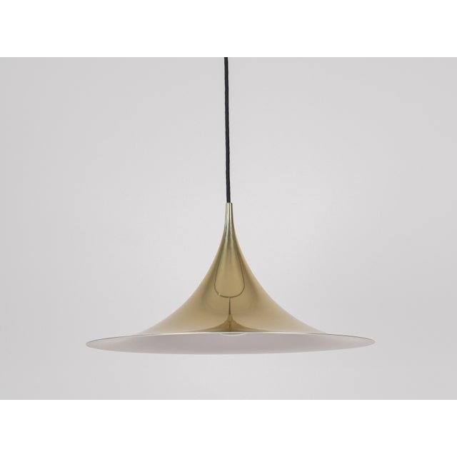 Fog & Mørup Vintage Semi Pendant Lamp by Bonderup and Thorup for Fog & Mørup, 1968 For Sale - Image 4 of 11