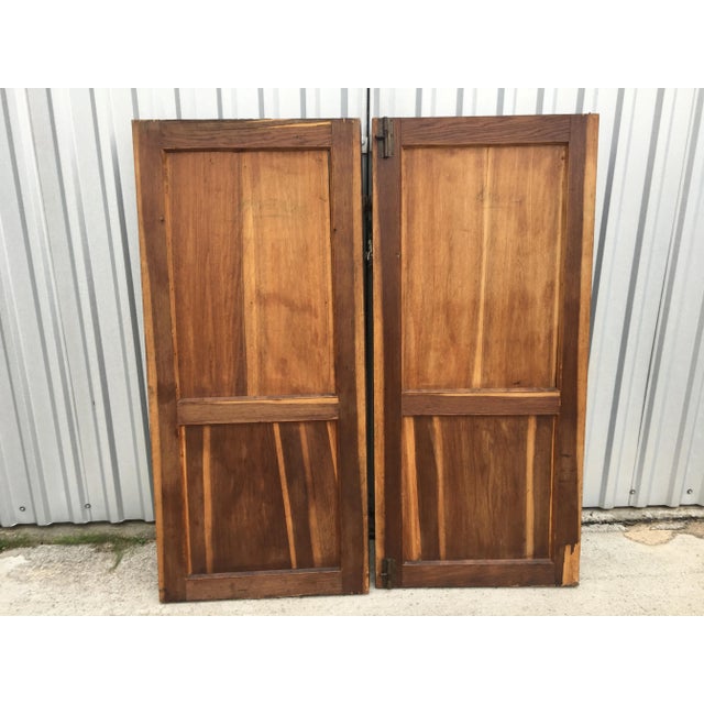 Oak Wardrobe Doors, 19th Century, Set of 2 For Sale - Image 5 of 18