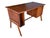 Brown Restored 1960s Danish Modern Walnut Desk – Sculptural a-Frame Legs & Storage For Sale - Image 8 of 16