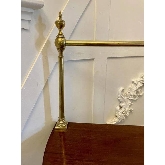 Early 19th Century Antique George III Mahogany Demi-Lune Consoles Tables, 1800, Set of 2 For Sale - Image 5 of 11