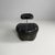 Italian modern stool Primate by Achille Castiglioni for Zanotta, 1970s Stool upholstered model Primate in black leather,...