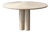 Cream Travertine Round Dining Table from My Habitat Design For Sale