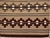 Vintage Native American Indian Navajo Rug, Geometric Banded Pattern, Wool & Cotton, 2x3 For Sale - Image 9 of 14