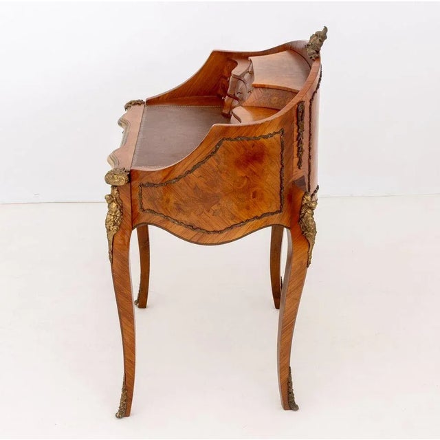 Louis XV Style Marquetry Kingwood Escritoire For Sale - Image 13 of 13