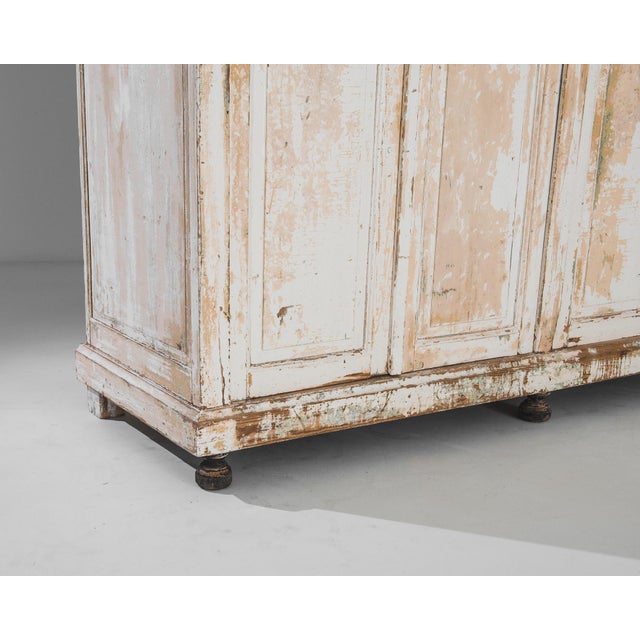 1900s French Wood Patinated Vitrine For Sale - Image 16 of 18