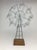 Folk Art Wire Ferris Wheel Handmade Sculpture on Wood Base. This piece does move. I do have a video that cherish has no...