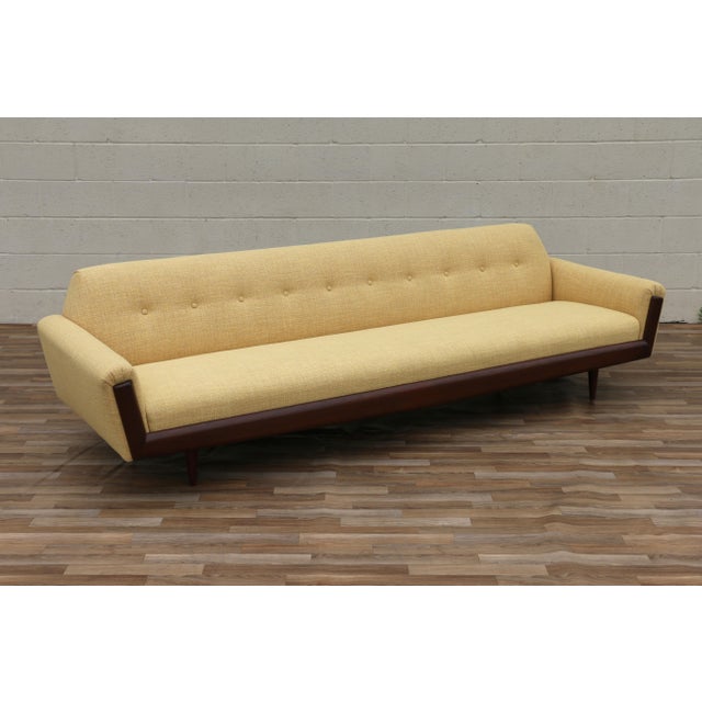 Mid-Century Modern Adrian Pearsall Style Walnut Sofa, Circa 1960s For Sale - Image 9 of 18