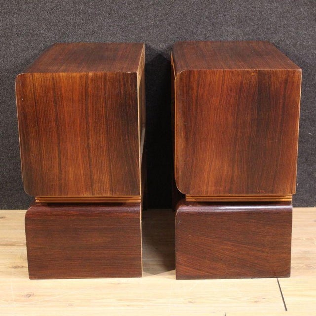 20th Century Italian Bedside Tables, 1950, Set of 2 For Sale - Image 6 of 13