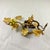 Italian Gold Leaf Tole Peinte Grape Vine Candle Sconce For Sale - Image 10 of 16