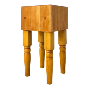 Vintage Petite Butcher Block or Island | Solid Maple Block
