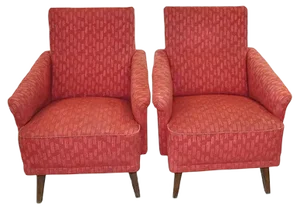 Set of Mid-Century Armchairs
