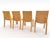 Wood 1990s Dakota Jackson Library Dining Chairs- Set of 4 For Sale - Image 7 of 12