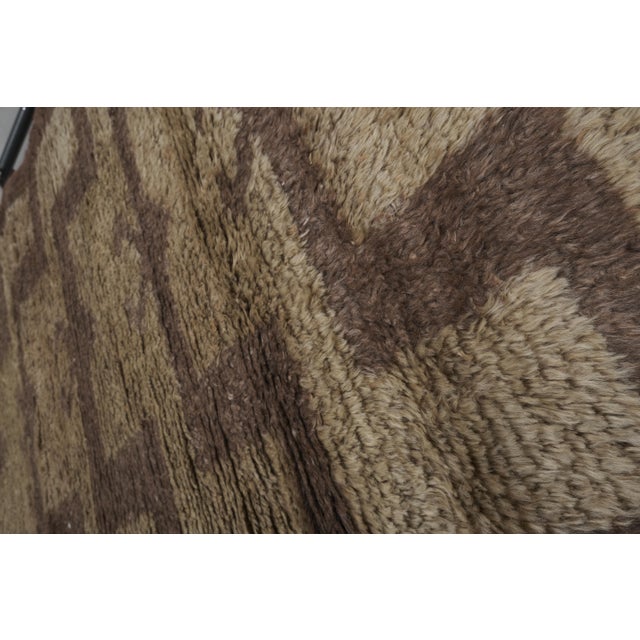 1970s Vintage Mohair Tulu Rug 2'11" X 5'10" For Sale - Image 11 of 13