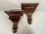 Mid 20th Century Neoclassical Style Wood Corbels Wall Shelf Brackets - A Pair For Sale - Image 14 of 18