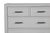 Coastal Bermuda Four-Drawer Chest - Light Gray For Sale - Image 3 of 5