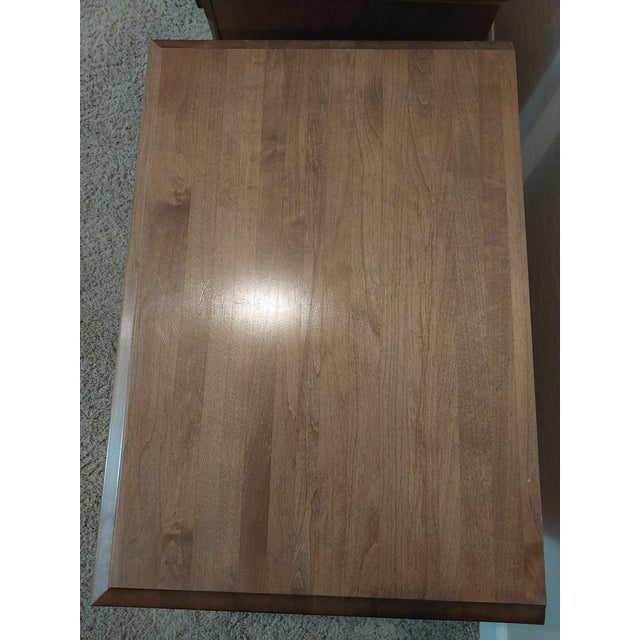 Mid-Century Bedroom Set: Pair (2) Tall Dressers Chest of Drawers and Pair (2) End Tables For Sale - Image 16 of 17