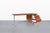 Mid-Century Modern German Teak and Chrome Executive Desk For Sale In Los Angeles - Image 6 of 15