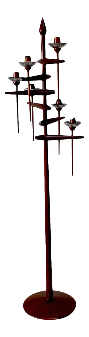 Floor Candelabrum by Herbert Simonson for James Martin