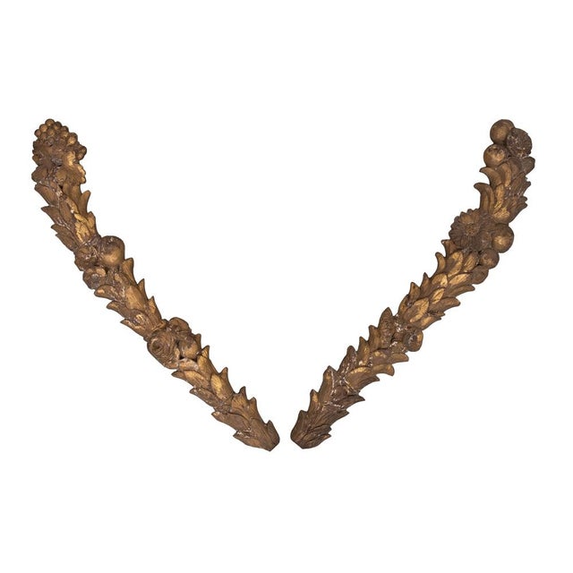 18th Century Italian Rococo Giltwood Appliques, 1750s, Set of 2 For Sale - Image 11 of 11