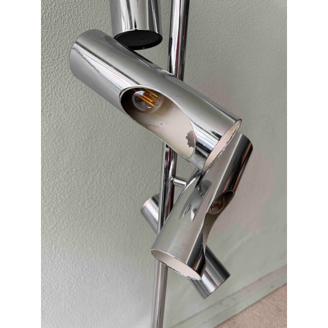 Chrome Floor Lamp by Goffredo Reggiani for Reggiani, 1970s For Sale - Image 15 of 18