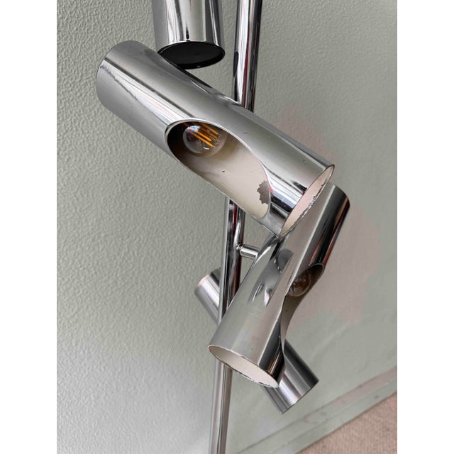 Reggiani Chrome Floor Lamp by Goffredo Reggiani for Reggiani, 1970s For Sale - Image 15 of 18