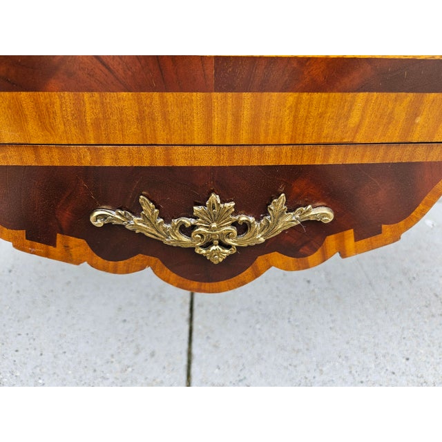 Maitland Smith Louis XVI Mahogany Chest of Drawers For Sale - Image 10 of 15