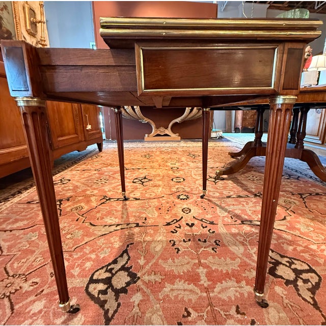 Louis XVI Console Game Table For Sale - Image 6 of 11