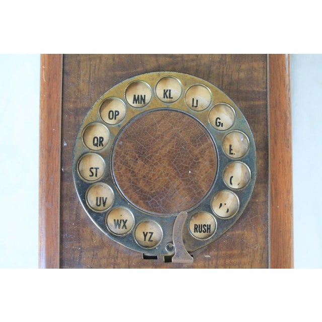 Vintage Wooden Telephone Number and Address Organizer For Sale In Milwaukee - Image 6 of 12