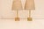 Chartreuse Mid-Century Modern Italian Onyx and Brass Table Lamps, Set of 2 For Sale - Image 8 of 17