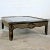 1980's Drexel Heritage Coffee Table Et Cetera Collection Chinoiserie Black & Gold Painted & Burl With Glass Insert For Sale - Image 14 of 14