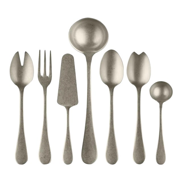 Mepra 7-Piece Full Serving Set, Champagne For Sale