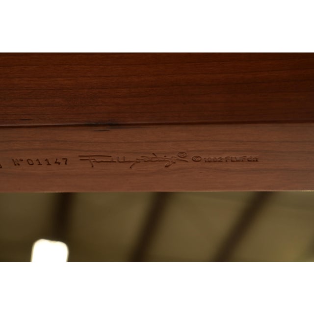 Frank Lloyd Wright for Cassina Arts & Crafts Husser House Cherry Wood Dining Table For Sale - Image 11 of 12
