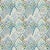 Sample - Schumacher Albizia Embroidery Fabric in Blue & Green For Sale