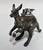 Japanese Figural Kangaroo Tabletop Lighter, Cast Metal, circa 1960s. A charming and collectible mid-century figural...