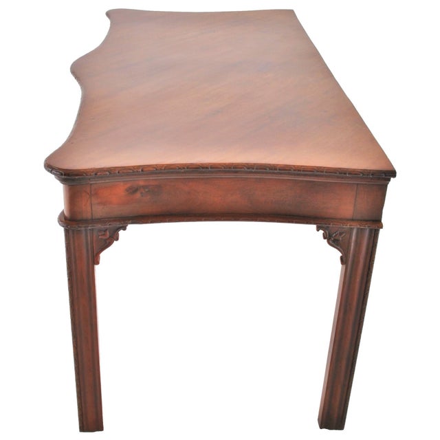 Brown Antique Irish George III Chippendale Mahogany Serving Table/Sideboard For Sale - Image 8 of 10