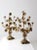 Antique Brass Candelabras Pair For Sale - Image 9 of 13